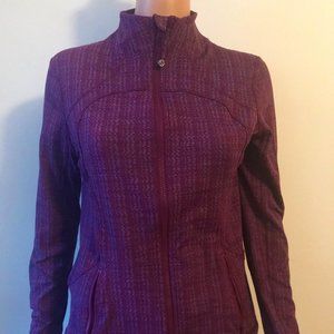 Lululemon purple jacket jogging yoga casual hiking